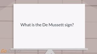 What is the De Musset sign [upl. by Waltner60]