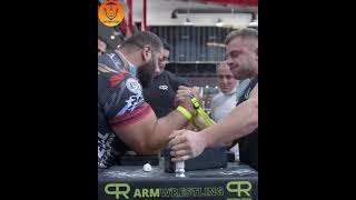 🔥🔥 Supermatch 🔥🔥Levan Sagnashvili vs Irakli Zirakashvili levansaginashvili shorts armwrestling [upl. by Ellehcer]