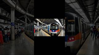 High Speed Metro 🚇 Entering Red Line delhimetro shorts [upl. by Aneele976]