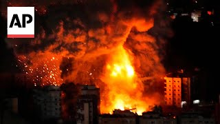 Video captures large explosion in Beirut as Israel strikes hit Lebanon [upl. by Elvah168]