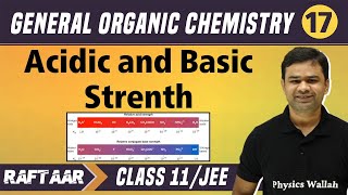 GOC 17  Acidic and Basic Strength  Class 11JEE  RAFTAAR [upl. by Armalda]