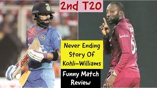 Virat Kohli vs Williams  India vs West indies 2nd T20  Shivam Dubey Batting [upl. by Mortensen]