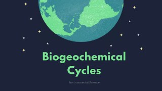 ENVI SCI 06 Biogeochemical Cycles [upl. by Nyrad]