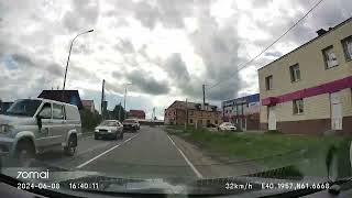 Driving in Arkhangelsk region Няндома  Каргополь 08062024 timelapse 4x [upl. by Anelegna]