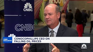 ConocoPhillips CEO Ryan Lance on falling oil prices energy demand and rate cuts [upl. by Valery]