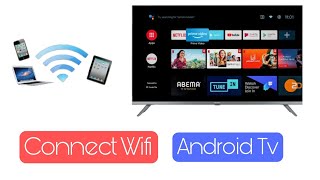 How To Connect Wifi Android Tv  Android Tv Te Kivabe Wifi Connect Korbo  Smart Tv Wifi Connection [upl. by Oremodlab156]