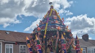 Sri Selva Vinayagar Temple Sri Lanka Chariot Festival 2023 4k HDR London UK 🇬🇧 🇱🇰 [upl. by Yrocej]