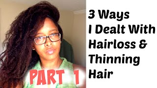 Hair Loss Part 1  How I dealt with Regrowth Causes Solutions amp My Experience with PCOS [upl. by Arbmik]