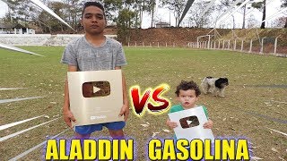 ALADDIN VS GASOLINA  PLACA DE 1 MILHÃO vs PLACA DE 100 MIL [upl. by Proudfoot]