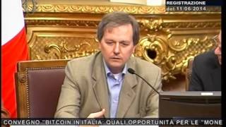 18 Bitcoin a Montecitorio 11 giugno 2014  On Stefano Quintarelli [upl. by Allerym]