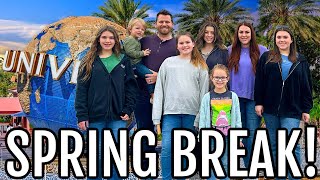 Our SPRING BREAK Destination REVEALED Family Vacation w 6 KIDS ☀️🌴 [upl. by Goar]