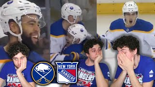 TRASH Rangers SMACKED By the Sabres  NYR Fan Reaction [upl. by Row]