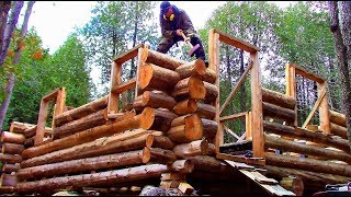 Notches and Slots Ep43 Outsider Log Cabin [upl. by Donelson]