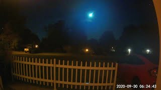 Raw video of fireball in the sky over Ohio [upl. by Eicram672]