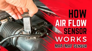 How Intake Air Flow Sensor works Quick Guide to Understand how MAPMAF Sensor Work [upl. by Eillom820]