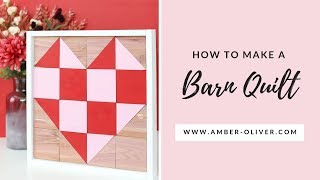 How To Make A Barn Quilt [upl. by Akimad747]