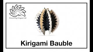 Kirigami Bauble [upl. by Nehcterg]