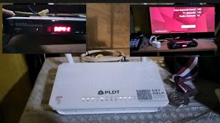 CAMELLA 2D FIBER INSTALLATION WITH BAGONG IPTV SIGNAL [upl. by Hairas]