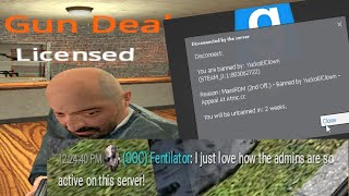 GETTING BANNED ON GMOD DARK RP [upl. by Georas231]