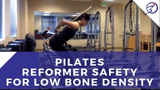 Pilates Reformer Safety for Low Bone Density [upl. by Tamah]