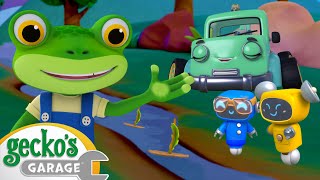 The Lazy River  Geckos Garage  Trucks For Children  Cartoons For Kids [upl. by Hurless]