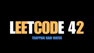 Solve Leetcode 42  Trapping Rain Water [upl. by Nylimaj]