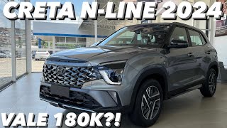 Hyundai Creta NLine TGDI 2024  Versão “Esportivada” do Creta Vale 180 MIL Reais 4K [upl. by Norbie]