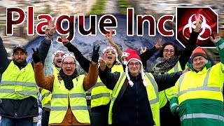 LES GILETS JAUNES ENVAHISSENT LE MONDE  Plague Inc Evolved 13 [upl. by Nahsrad]