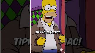 What happened when Homer can’t stop tipping [upl. by Misab]