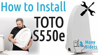 How to install the TOTO S550e Washlet Bidet Seat [upl. by Adnical]