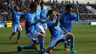 50yearold Kazuyoshi Miura breaks record to become oldest goalscorer in football – video [upl. by Marguerie359]