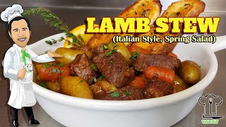 Lamb Stew Italian Style Recipe  Lamb Recipe YaEat Lamb YaEat [upl. by Huesman]