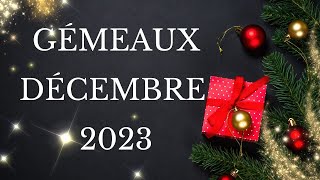 GÉMEAUX ♊ DÉCEMBRE 2023  VOUS OPTEZ POUR UNE NOUVELLE VISION  PROTECTION FINANCIÈRE ☘️☘️☘️ [upl. by Ellerehc]