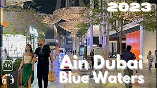 Blue Water Island Dubai 🇦🇪 4K Walking Tales [upl. by Cammi]