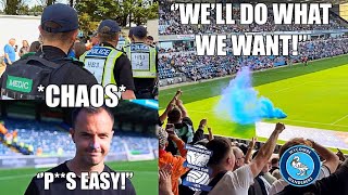 Birmingham Fans Cause CHAOS Blues DOMINATE Wycombe Wanderers v Birmingham City VLOG [upl. by Vassili]