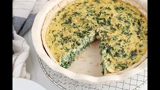 Vegan Spinach Quiche [upl. by Aij]