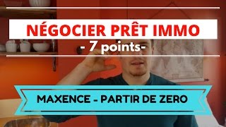 Les 7 POINTS à NÉGOCIER pour ton PRET immobilier 14100 [upl. by Danita257]