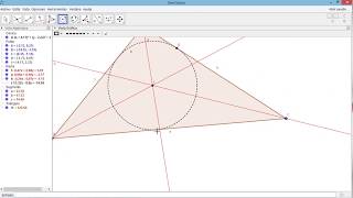 05 Bisectrices e incentro de un triángulo [upl. by Mcdonald]