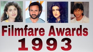 FILMFARE AWARDS 1993 TOP WINNERS  BEST ACTOR  ACTRESS  DIRECTOR  MUSIC DIRECTOR  BEST FILM [upl. by Safko]