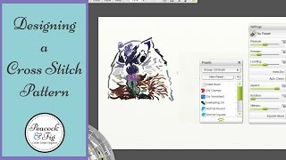 Designing a Cross Stitch Pattern Behind the Scenes [upl. by Atteirneh907]