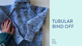 Italian Bind off Tutorial  Italiensk avfelling steg for steg [upl. by Mezoff226]