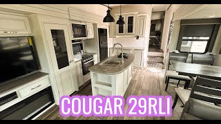 2023 COUGAR HALF TON 29RLI  REAR LIVING FIFTH WHEEL [upl. by Ranie]