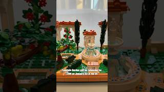 Newly revealed LEGO 10359 Fountain Garden is BEAUTIFUL lego legoflowers legoset legonews [upl. by Annabella]