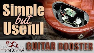 Inbody Guitar Pickup BoosterBuffer using a single JFET that emulates a tube triode pcbway [upl. by Adnilab]