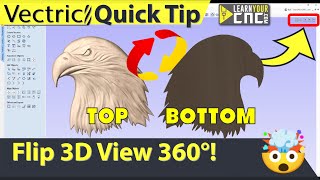 Rotate 3D View 360 Degrees with One Button  Vectric VCarve Aspire amp Cut2D Quick Tip [upl. by Shimkus605]