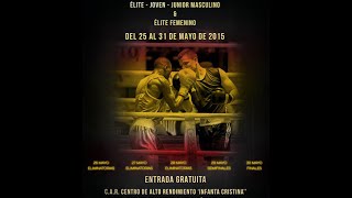 Campeonato de España de Boxeo 2015 Ring Top Ten Femenino y Joven Viernes mañana [upl. by Ardnwahsal]