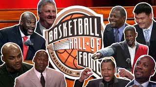 NBA Hall of Fame Induction Speeches Funny Moments [upl. by Iadrahs]