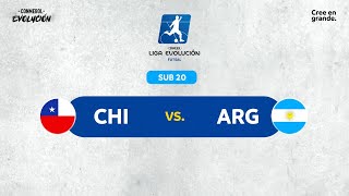 CHILE vs ARGENTINA  CONMEBOL LIGA EVOLUCIÓN de FUTSAL  ZONA SUR  SUB20 [upl. by Justino]