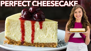 How to make the PERFECT CHEESECAKE with Cherry Sauce [upl. by Otnicaj]