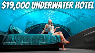 We Slept in the Worlds Most Expensive Underwater Hotel [upl. by George426]